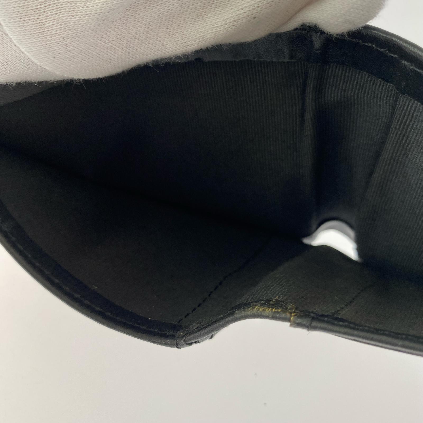 コンパクトウォレット Calvin Klein 二つ折り財布 ブラック