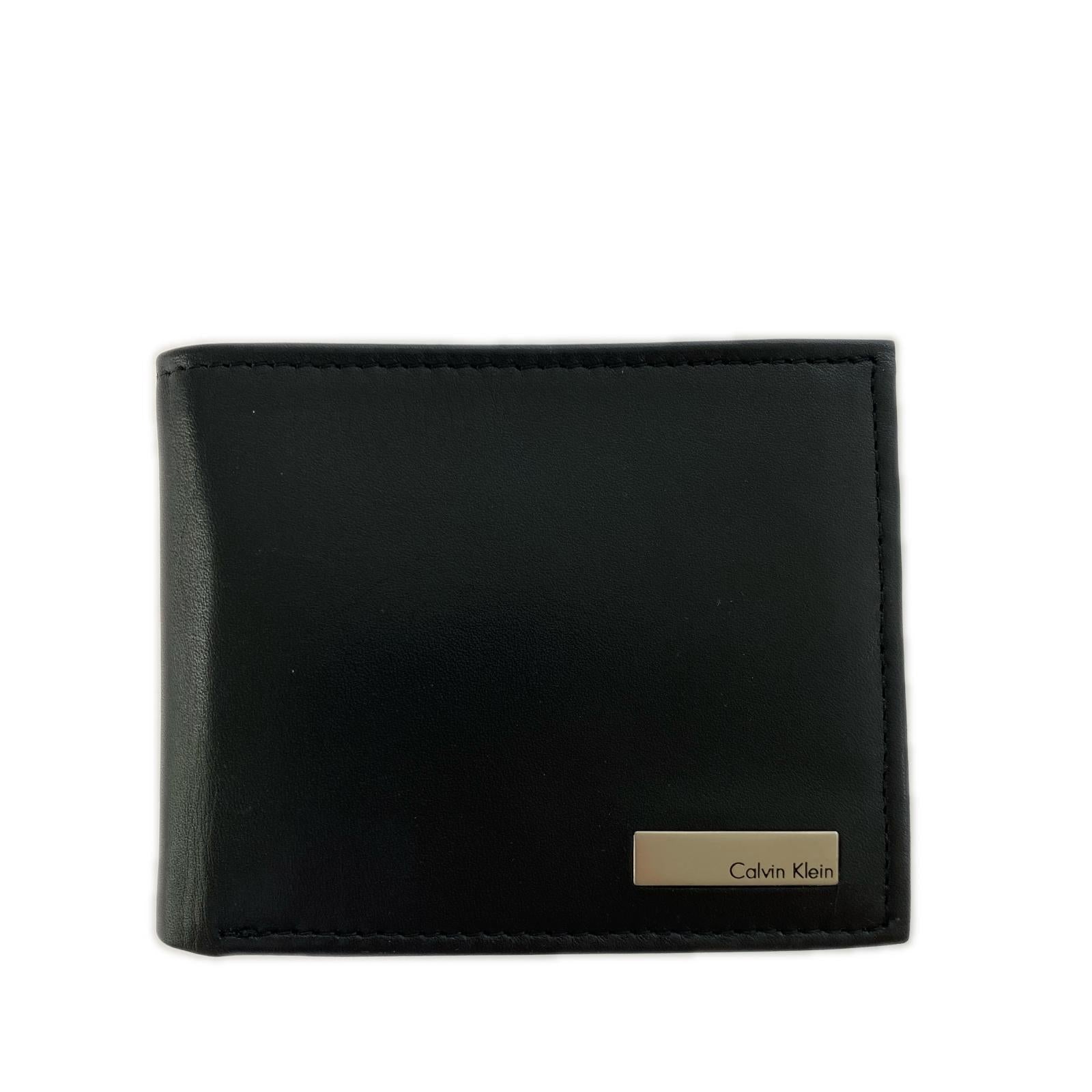 コンパクトウォレット Calvin Klein 二つ折り財布 ブラック