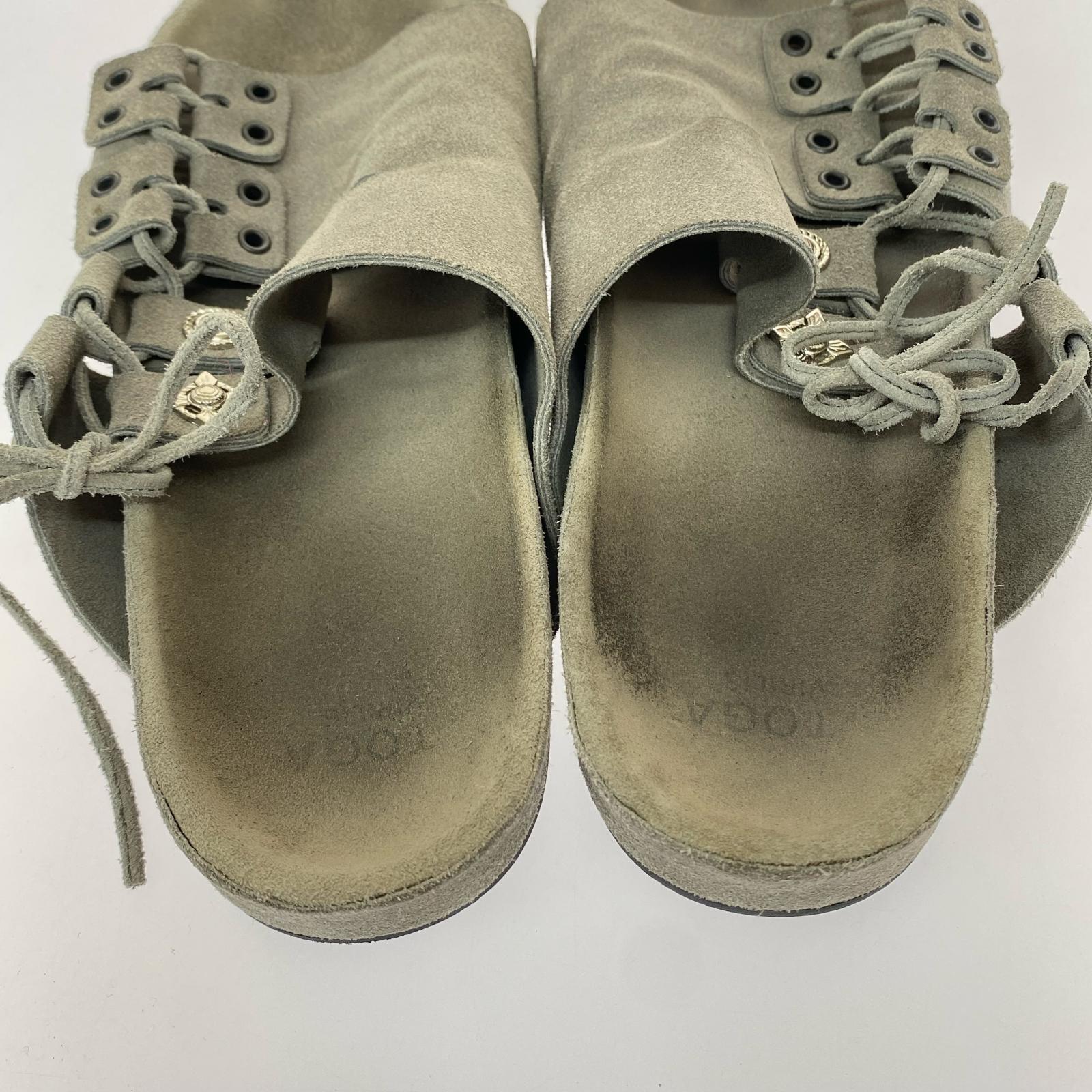 サンダル 22SS AJ755 GREY SUEDE グレー