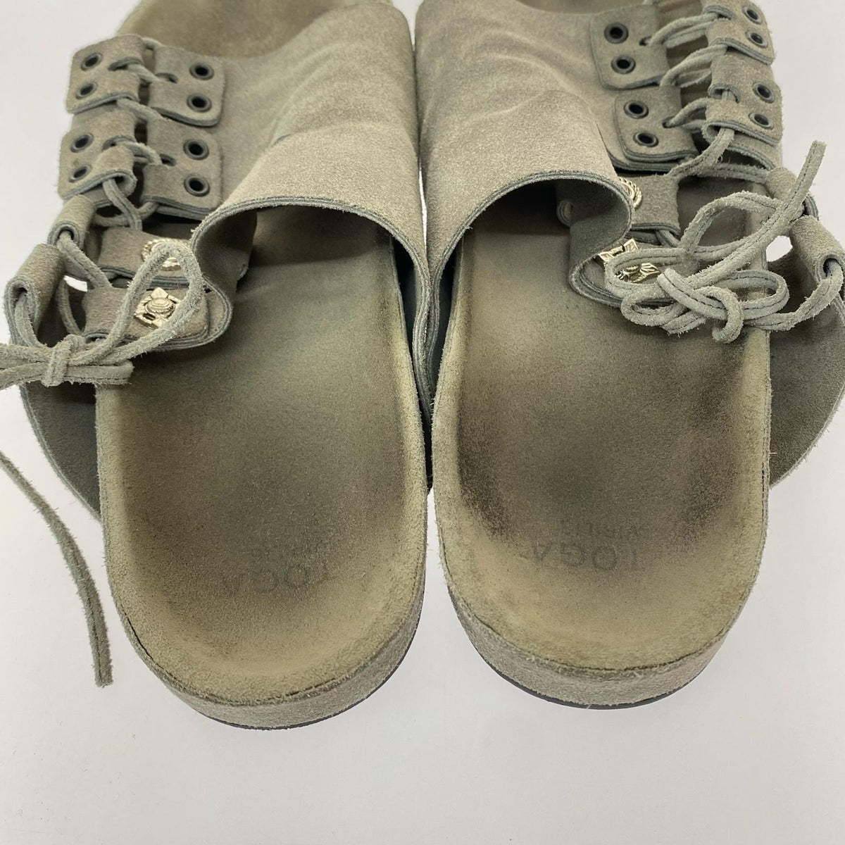 サンダル 22SS AJ755 GREY SUEDE グレー