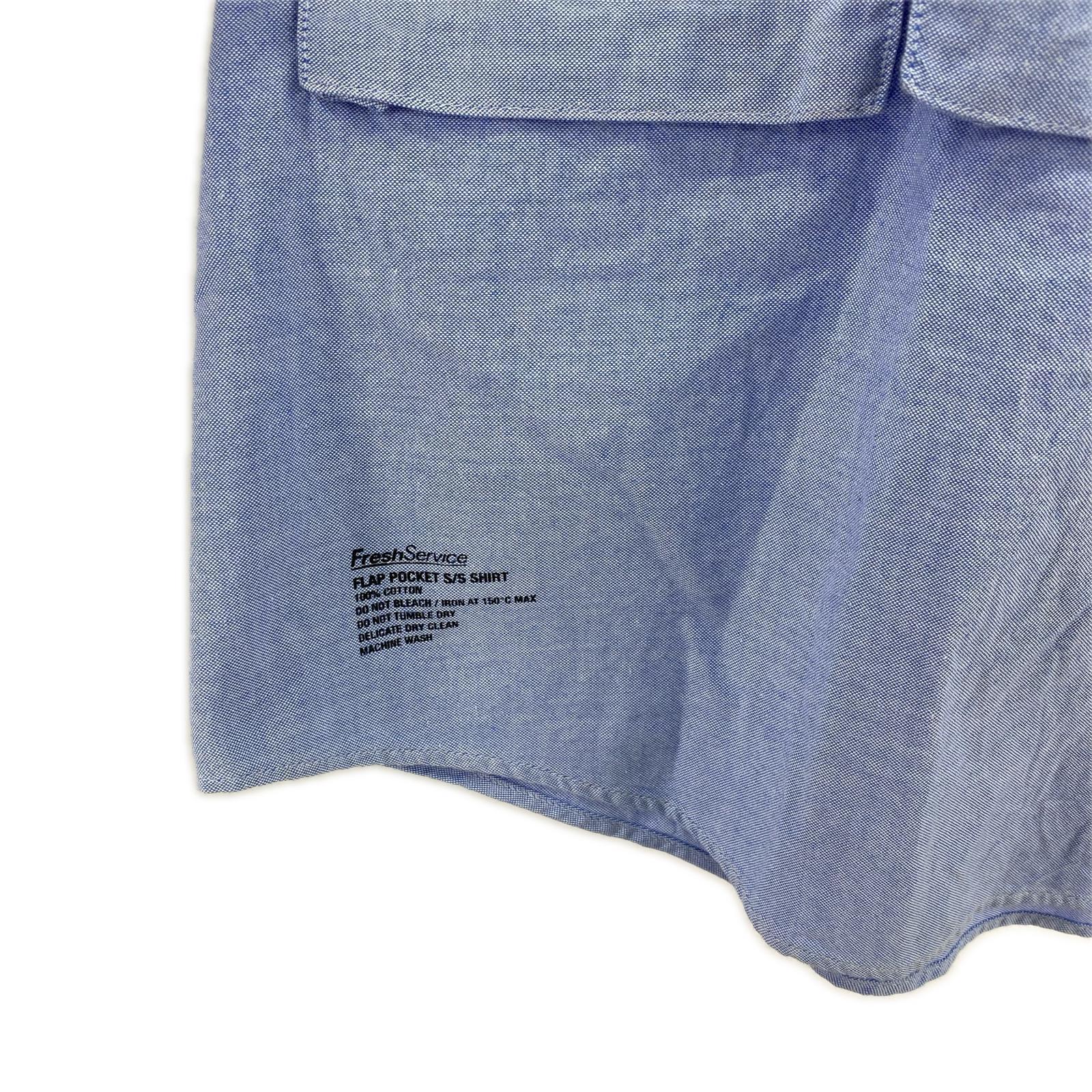 半袖シャツ OXFORD FLAP POCKET S/S SHIRT フリー