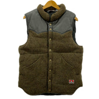 ジャケット ｳｰﾙﾍﾞｽﾄ ﾚｻﾞｰ切替 (M)BRW M