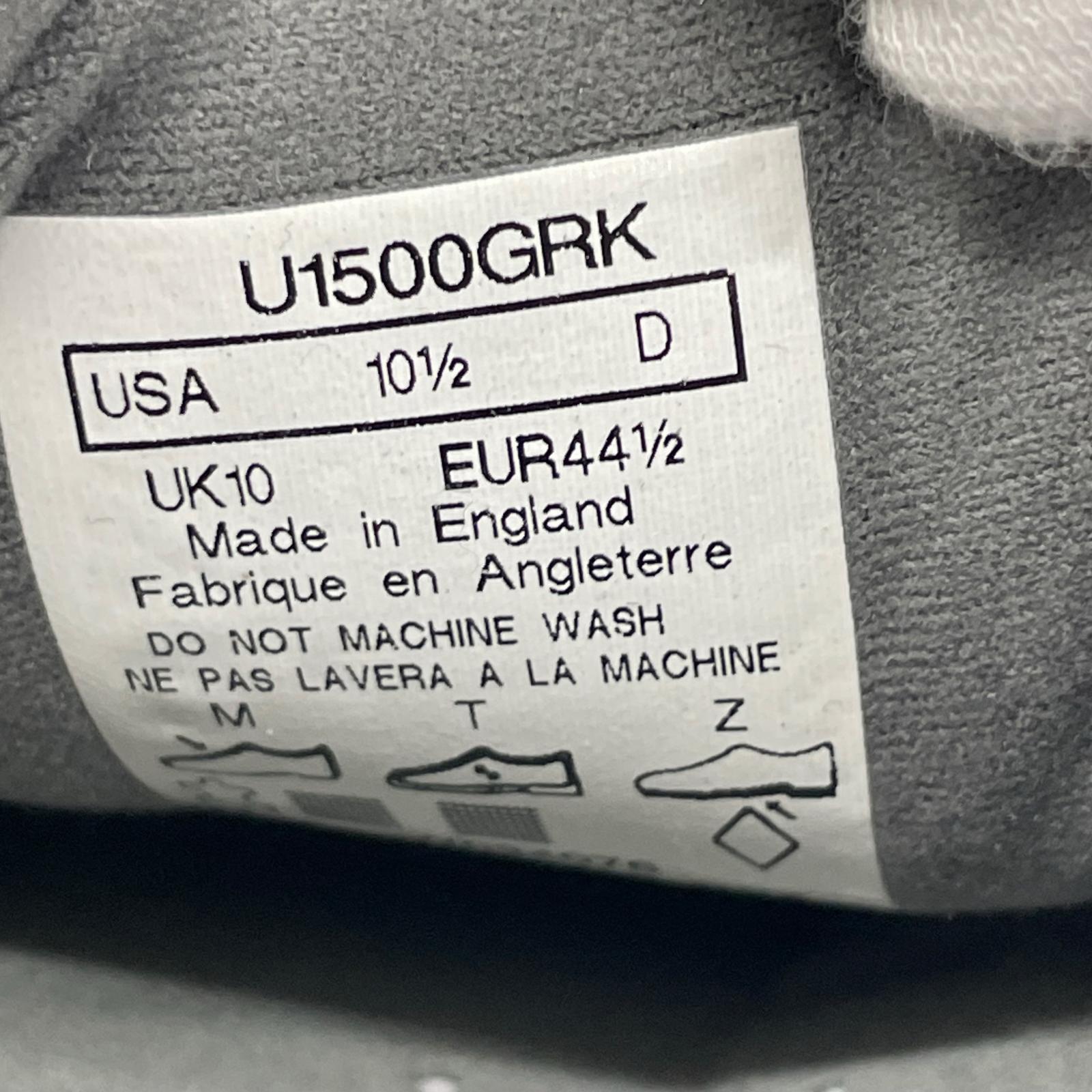 スニーカー U1500GRK（UK10) グレー