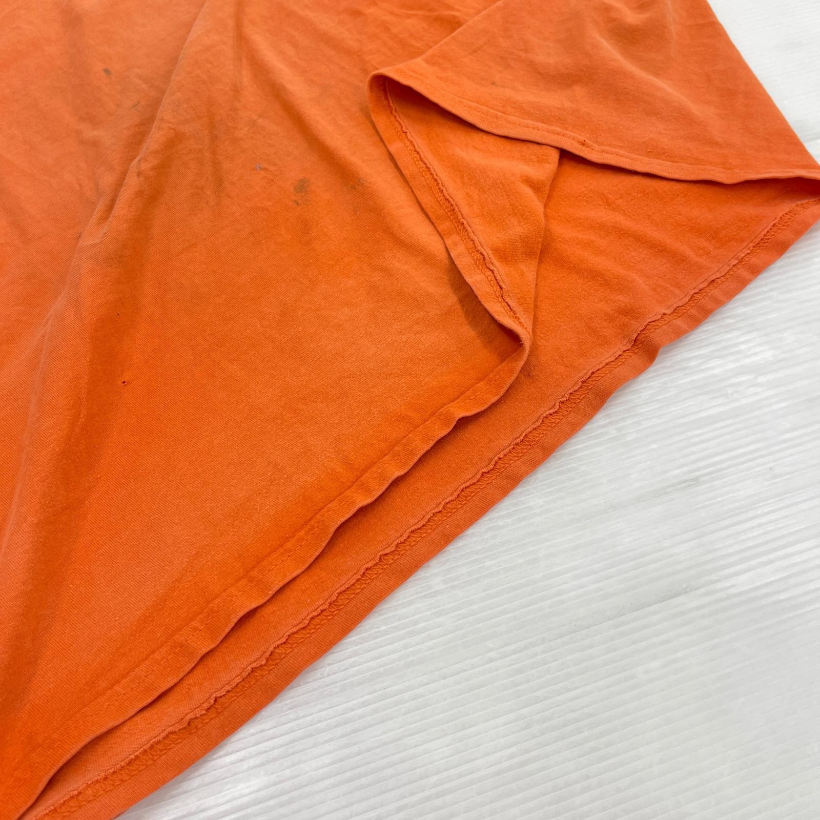 半袖Ｔシャツ バックプリント　L オレンジ