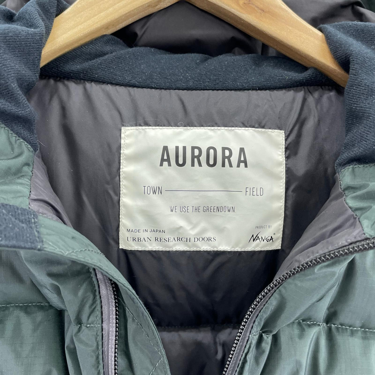 ダウンジャケット URBAN RESEARCH別注 AURORA 38 グリーン