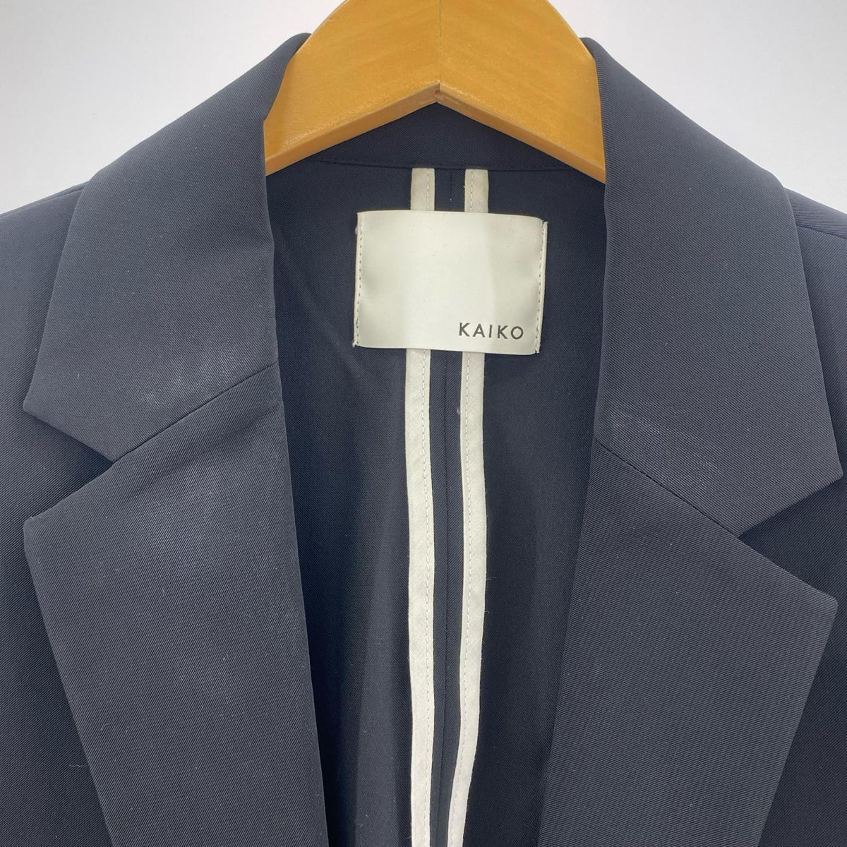 テーラードジャケット KAIKO OUTLINE JACKET 3 3 ブラック