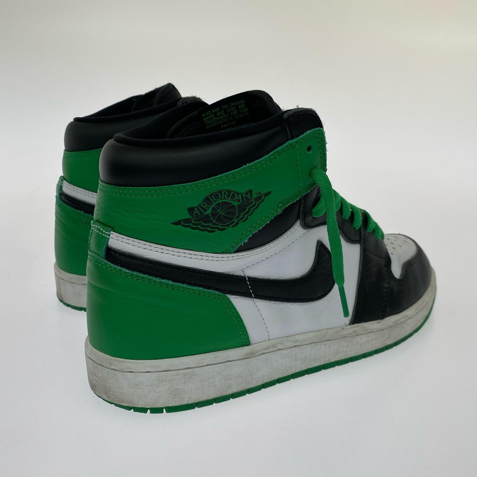 スニーカー AJ1 黒緑 27cm (US9 UK8 1/2 EU44)