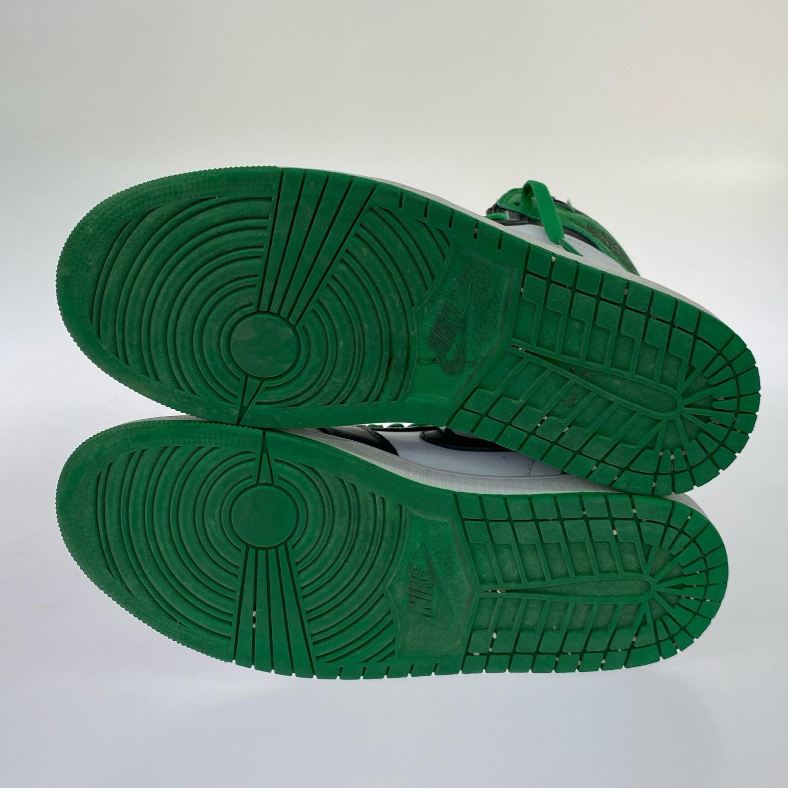 スニーカー AJ1 黒緑 27cm (US9 UK8 1/2 EU44)