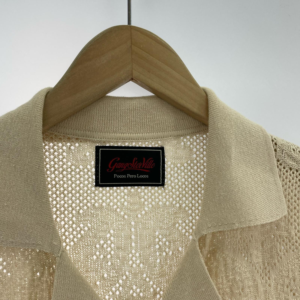 半袖シャツ JQ KNIT SHIRTS L ベージュ