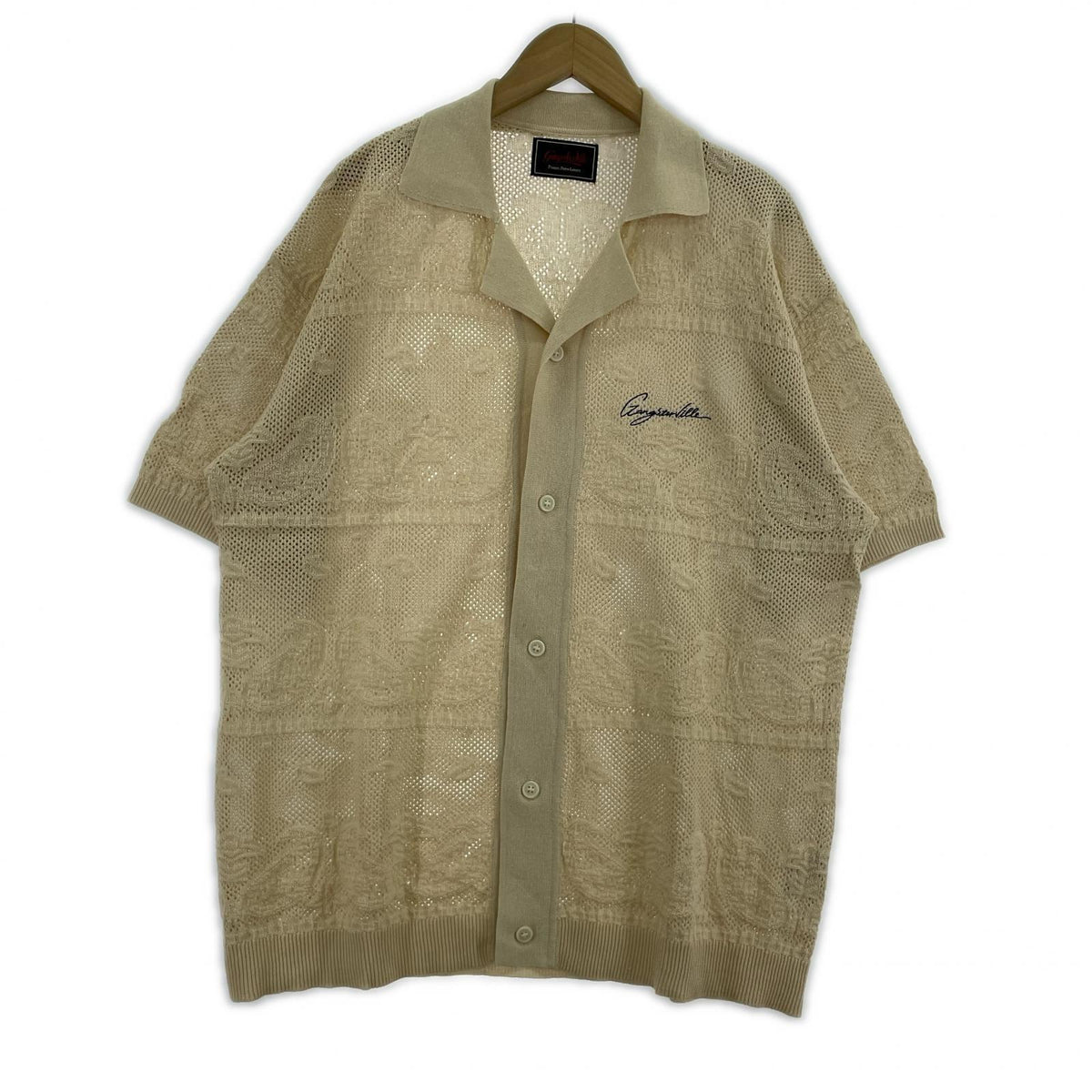 半袖シャツ JQ KNIT SHIRTS L ベージュ