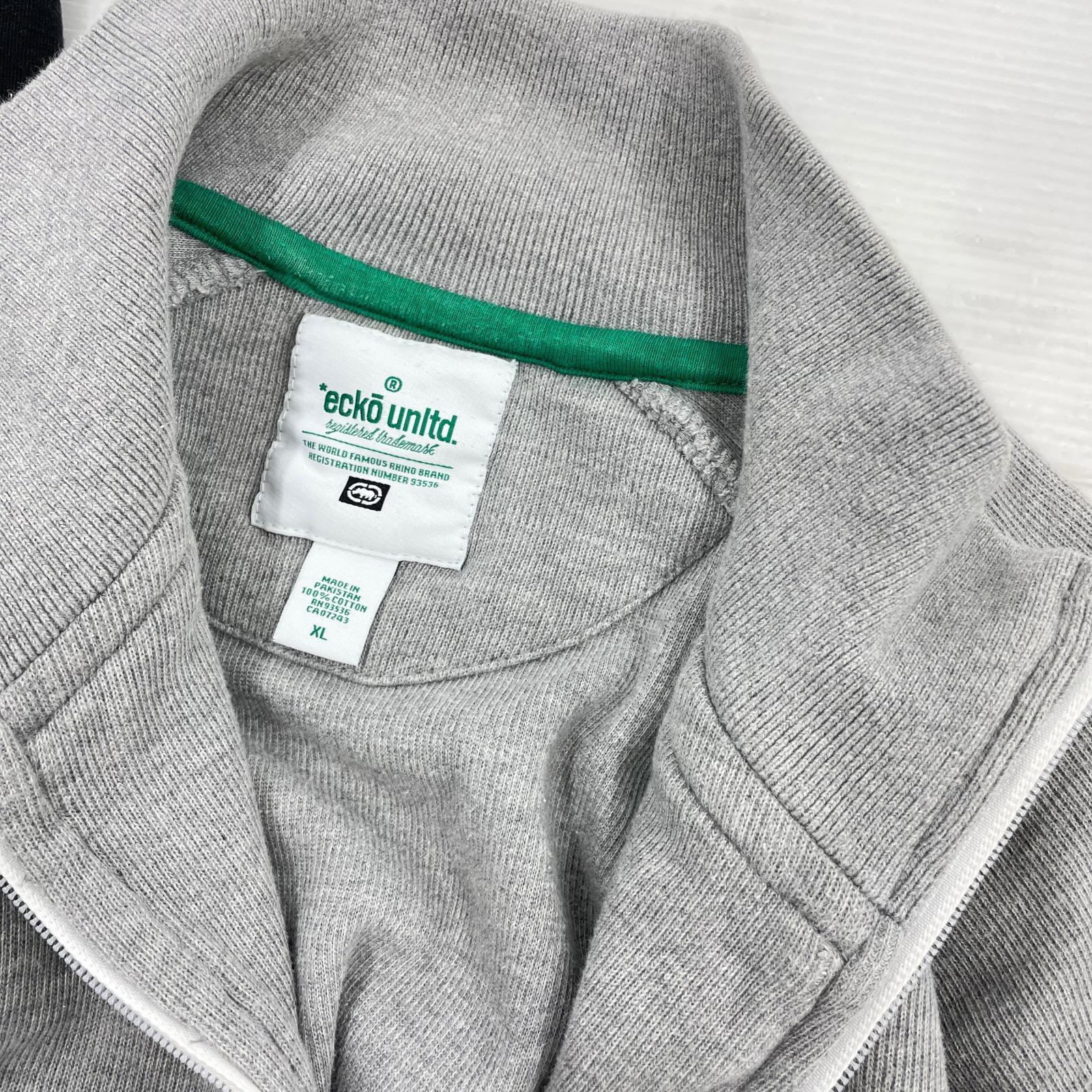 スウェット 90s ecko unltd ジップスウェット (XL) GRY グレー