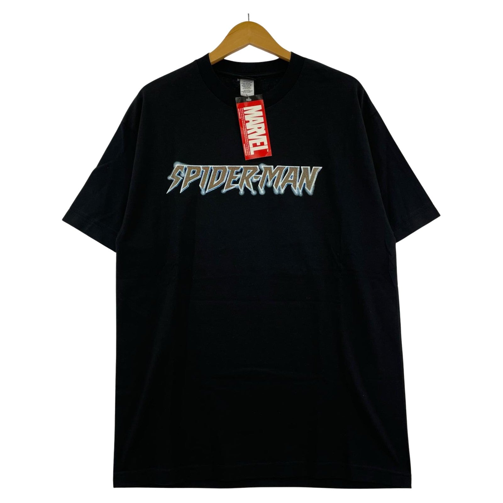 半袖Ｔシャツ 00s SPIDER MAN Print Tee BLK L L ブラック