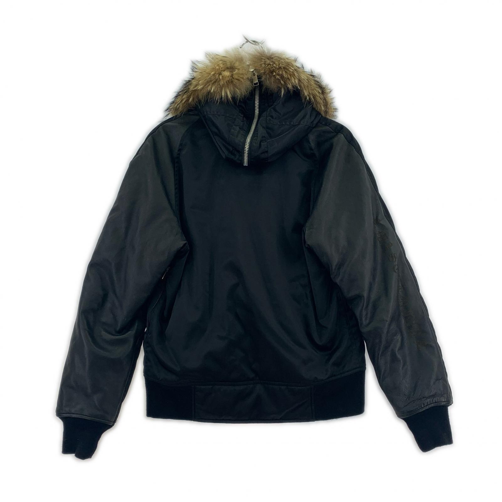 ミリタリージャケット PORTER neworder期 ファー N-2B M PMB2-BL17-51 M ブラック