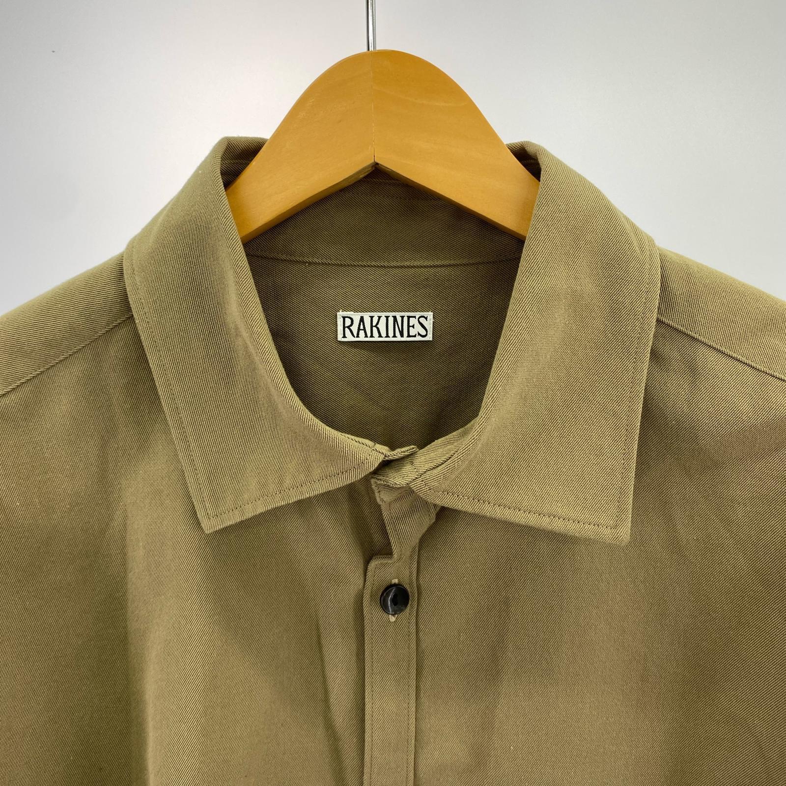 長袖シャツ RAKINES LONG SLEEVE SHIRT 08S22AF146S カーキ (3) 3 カーキ
