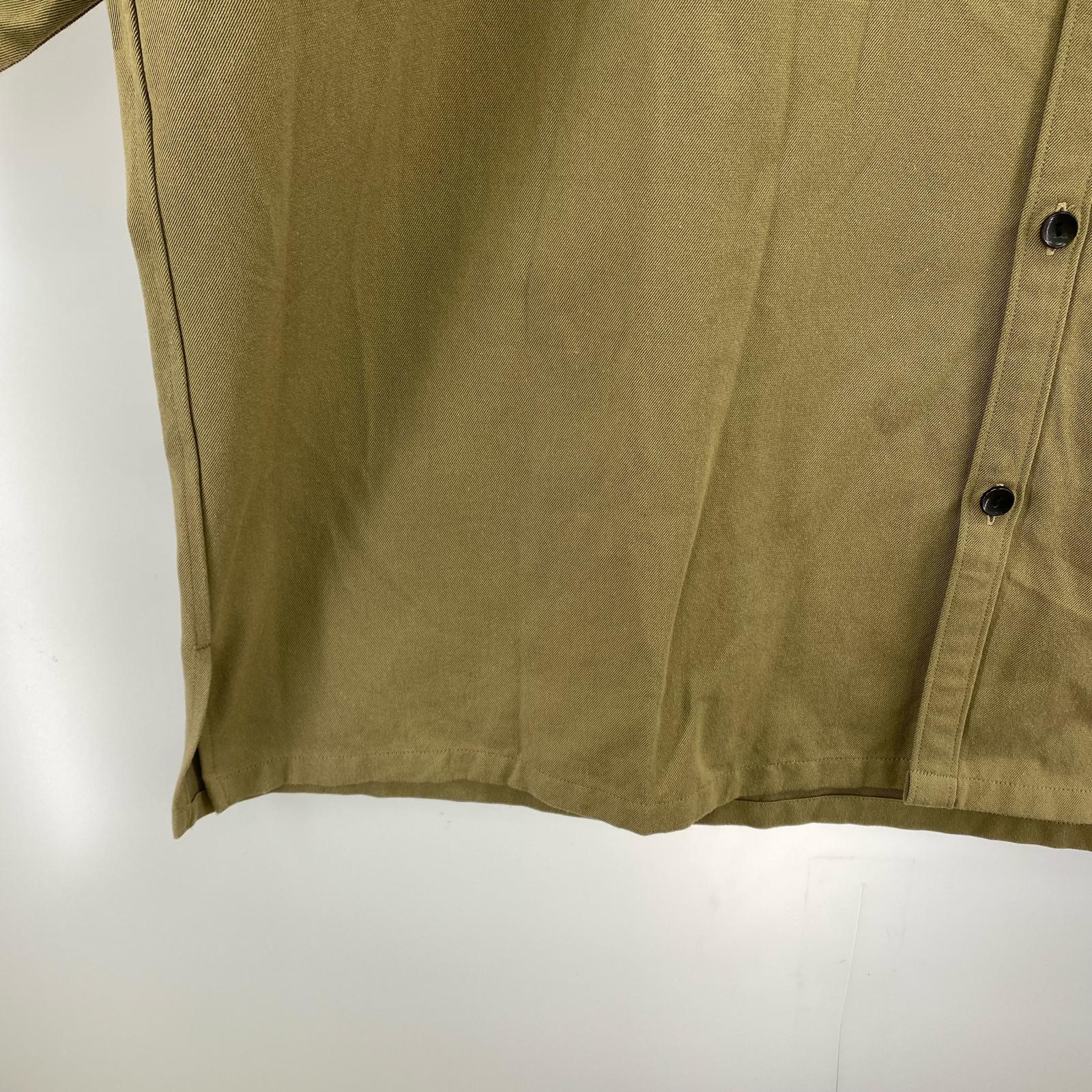 長袖シャツ RAKINES LONG SLEEVE SHIRT 08S22AF146S カーキ (3) 3 カーキ