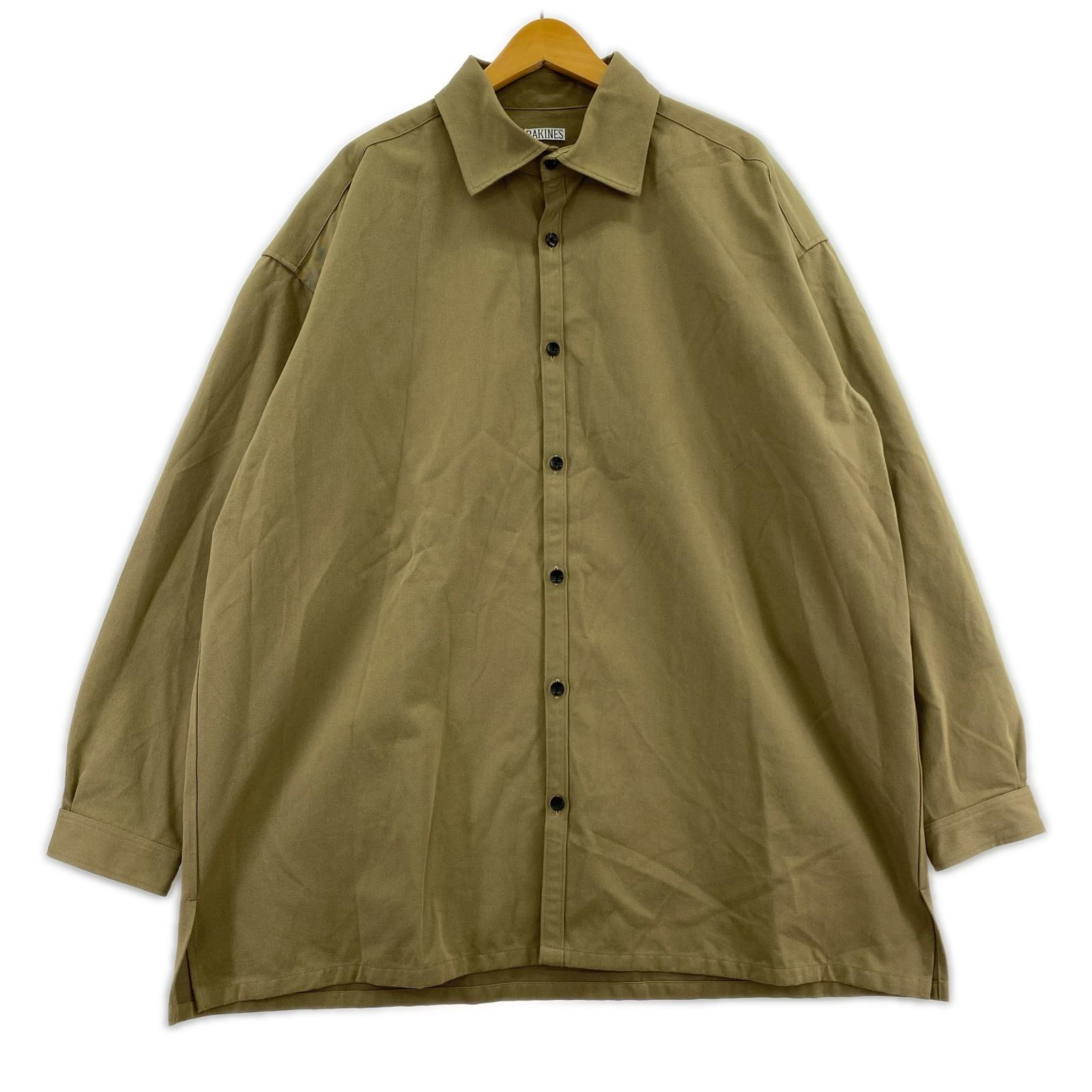 長袖シャツ RAKINES LONG SLEEVE SHIRT 08S22AF146S カーキ (3) 3 カーキ
