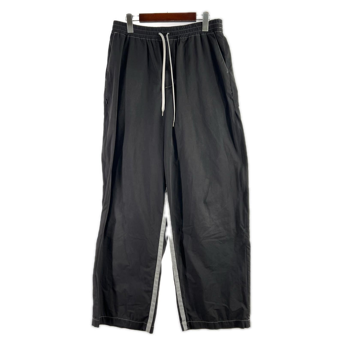 その他ボトムス Private brand by S.F.S ナイロンパンツ 穴有 フリー グレー