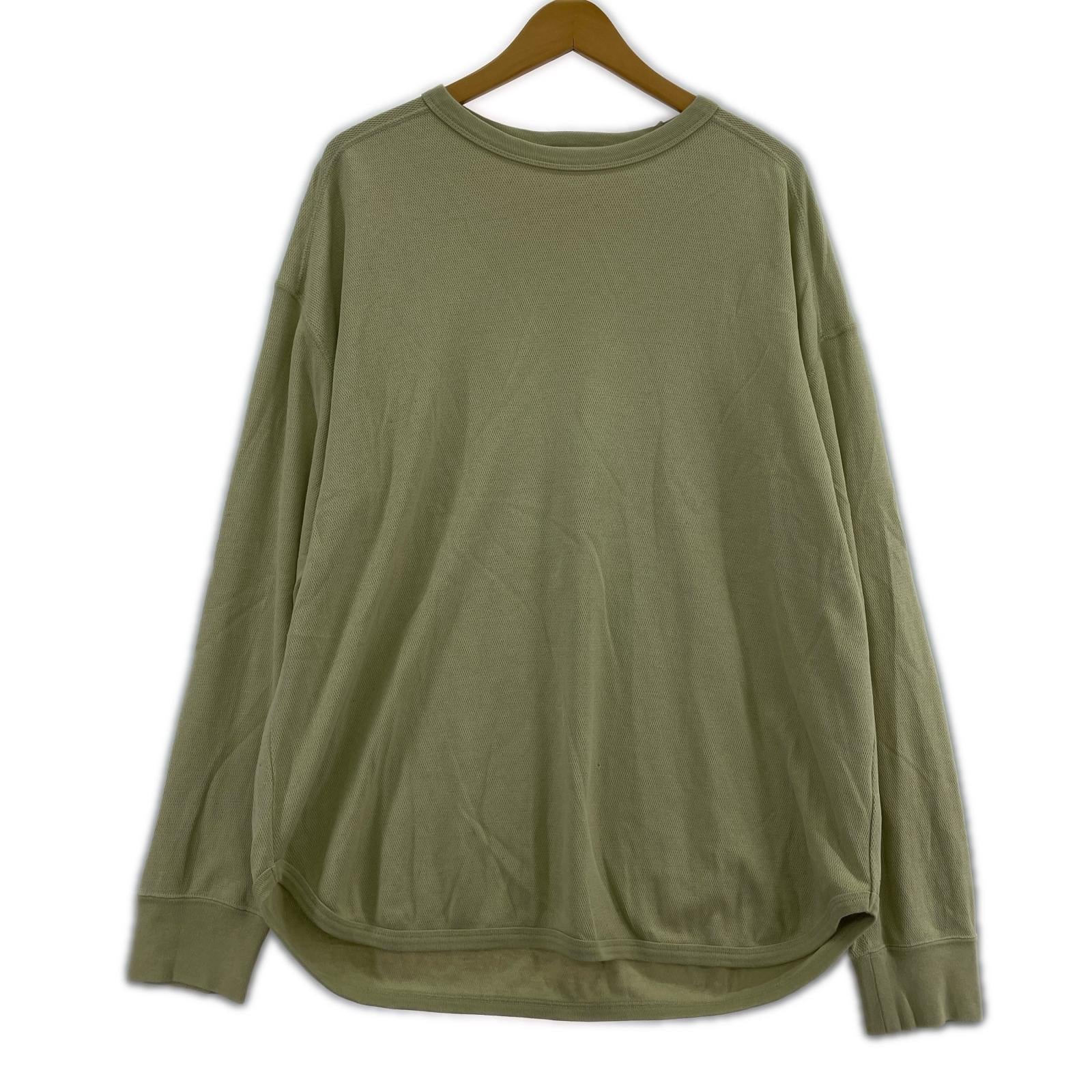 長袖Ｔシャツ ULTERIOR MINI HONEYCOMB WAFFELE L/S TEE ULCS61-GA126 (5) 5