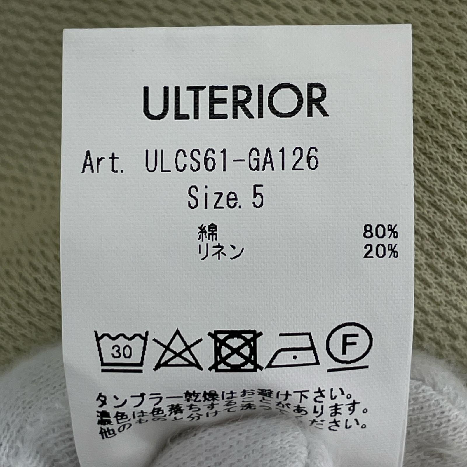 長袖Ｔシャツ ULTERIOR MINI HONEYCOMB WAFFELE L/S TEE ULCS61-GA126 (5) 5
