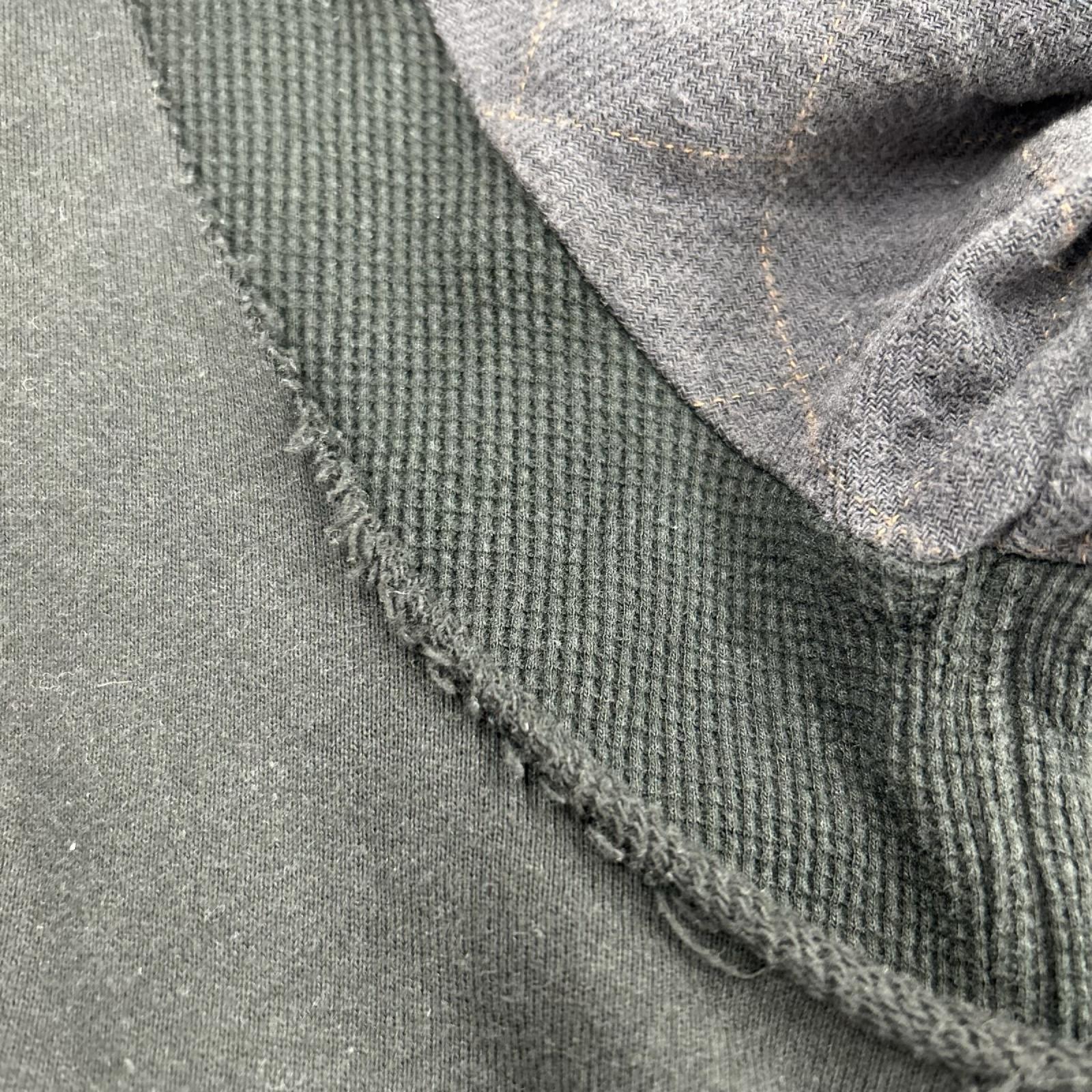 その他トップス elephant TRIBAL fabrics 切り替えパーカー 黒 ブラック