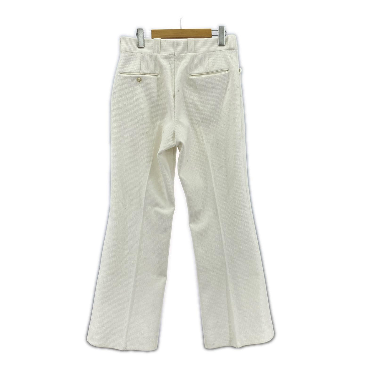 パンツ 70s フレアスラックス 白 ホワイト