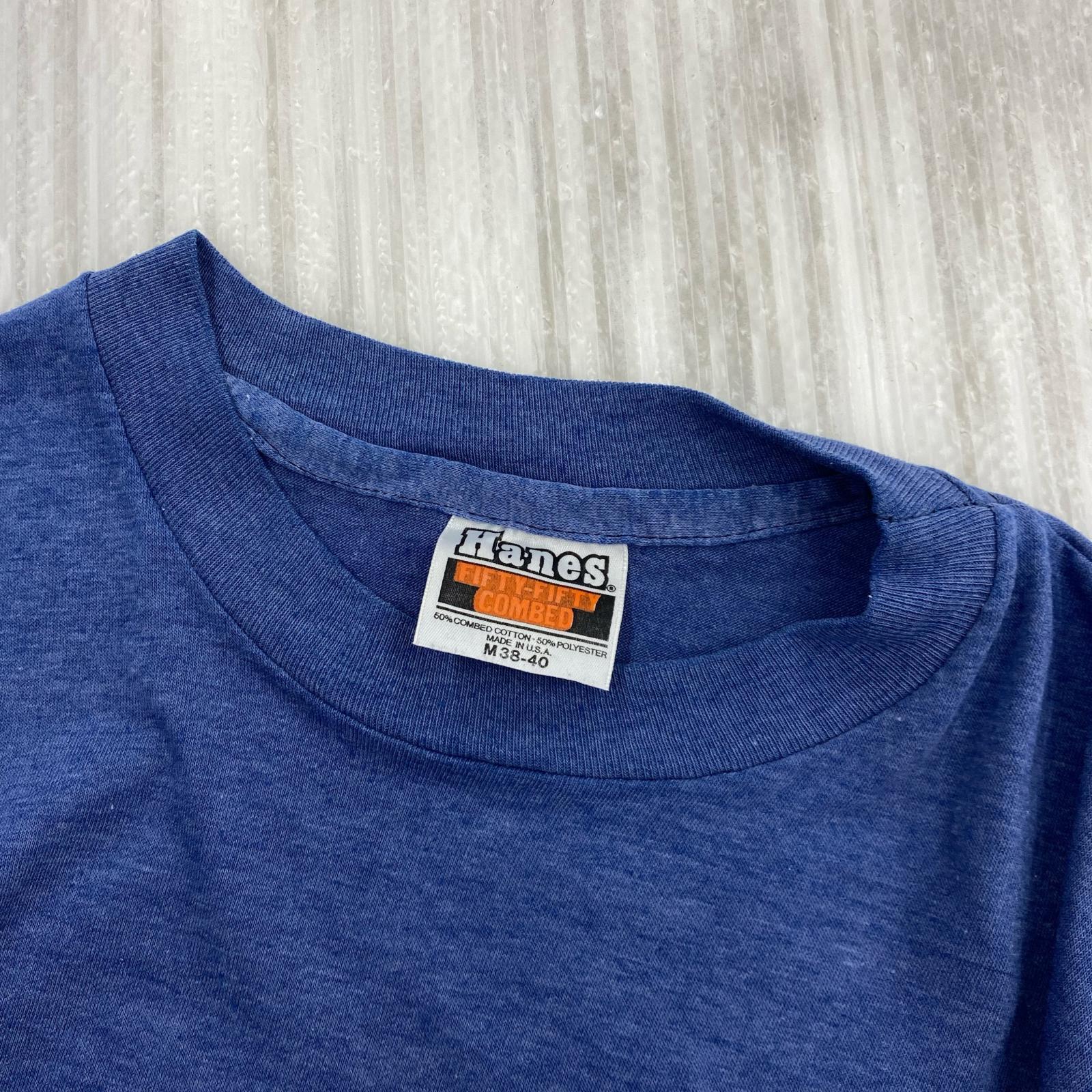 半袖Ｔシャツ 70s/HANES M ブルー