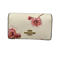 COACH 花柄 5連 キーリング付き キーケース