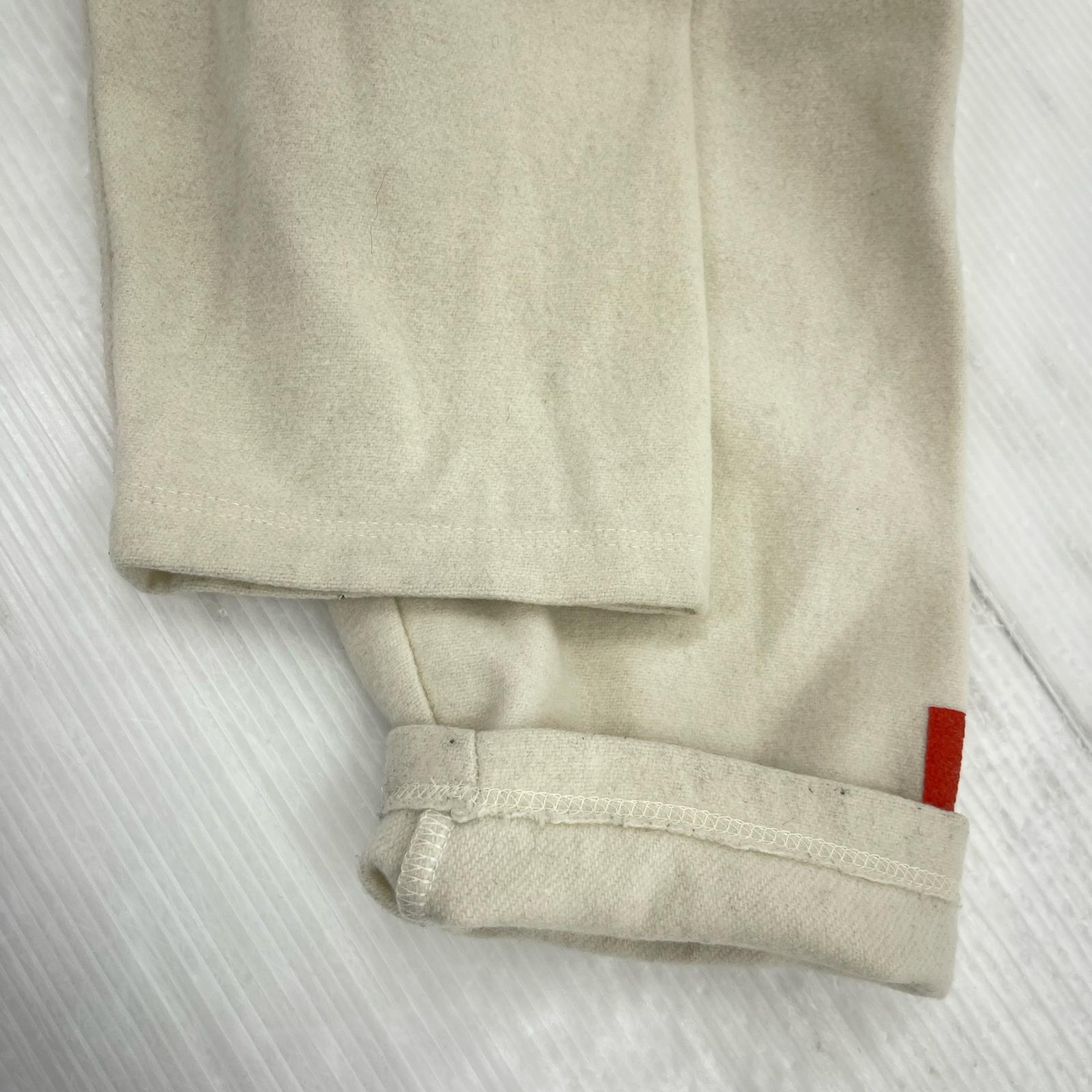 長袖Ｔシャツ ウール混 (L) L ホワイト