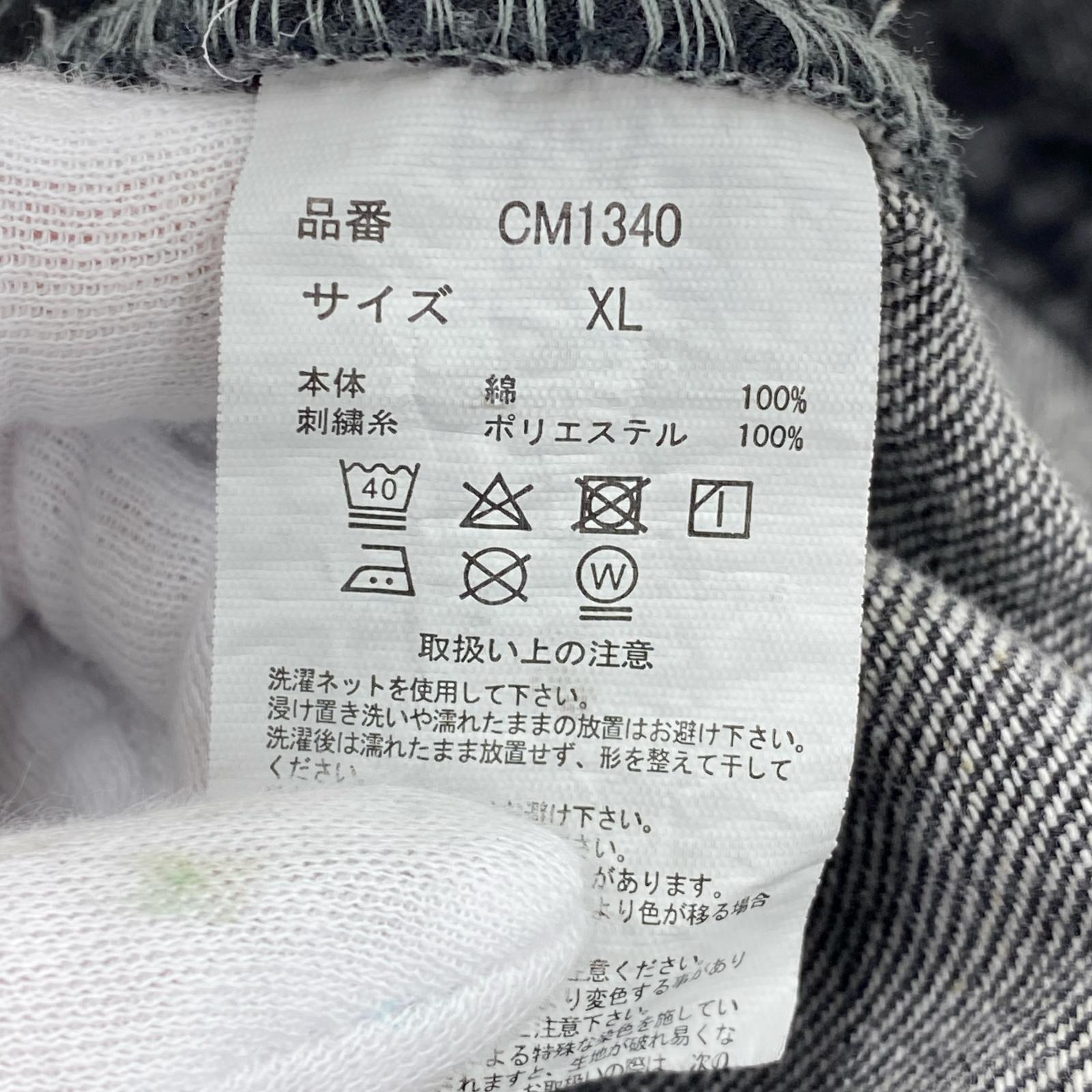 デニムパンツ centimeter バギーデニム ブラック