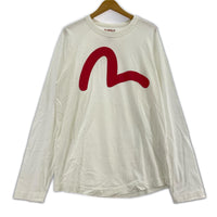 長袖Ｔシャツ カモメロゴ ホワイト