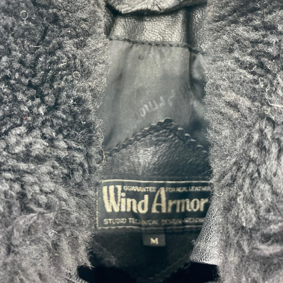 レザージャケット Wind Armor レザーコート ブラック M ブラック