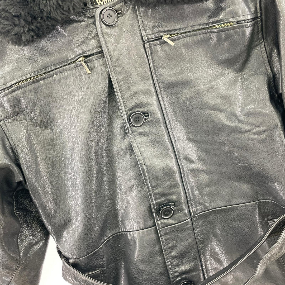 レザージャケット Wind Armor レザーコート ブラック M ブラック