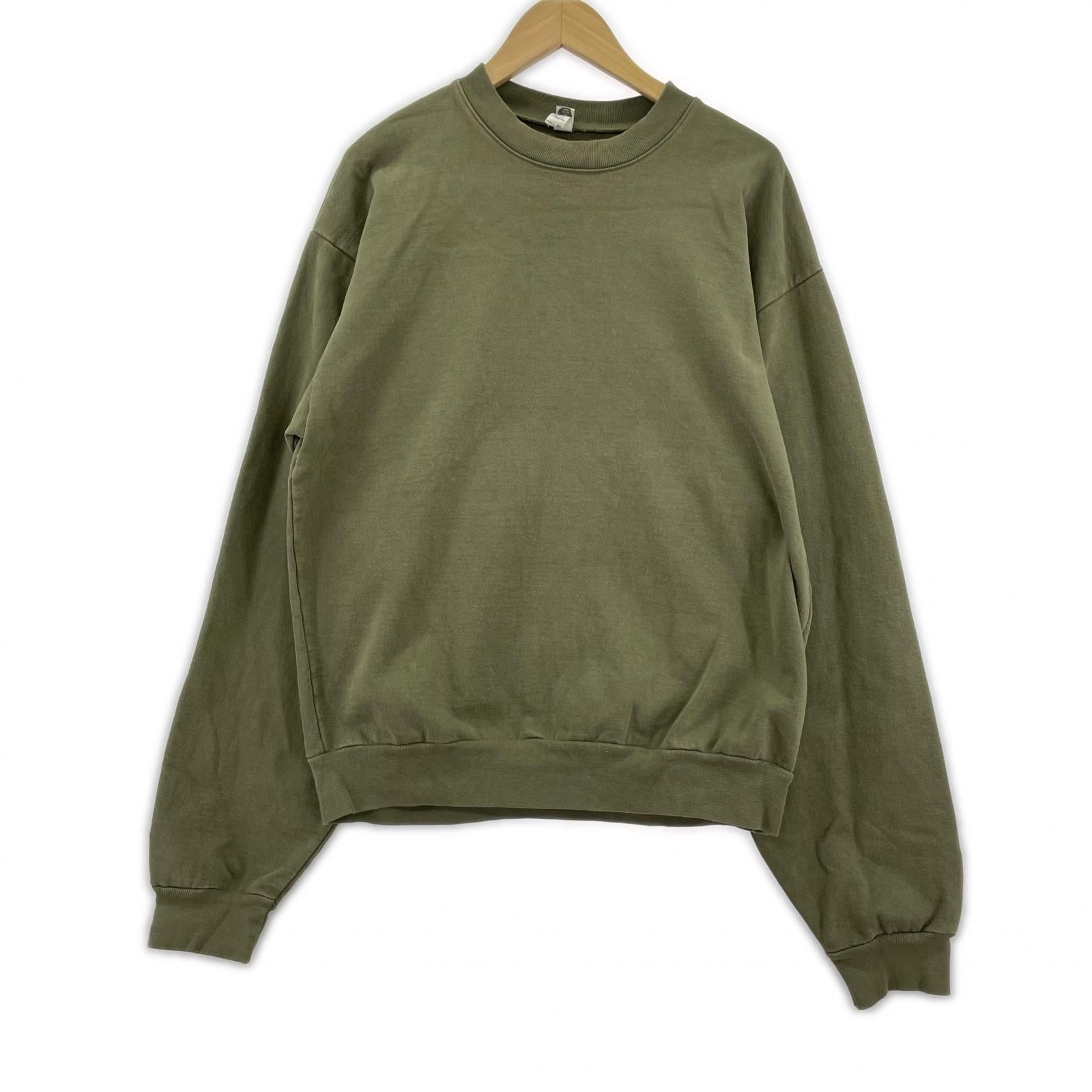 スウェット USA製 14OZ スウェット カーキ M