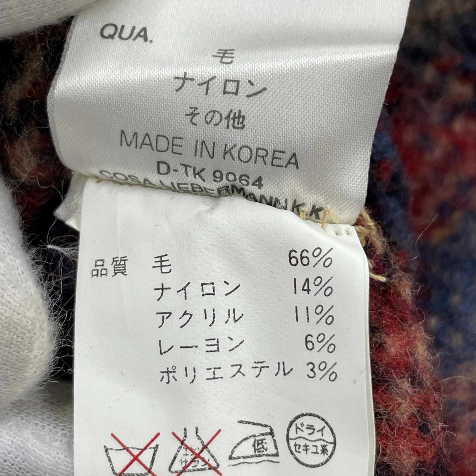 ジャケット ハンティング チェック 赤（L） L レッド