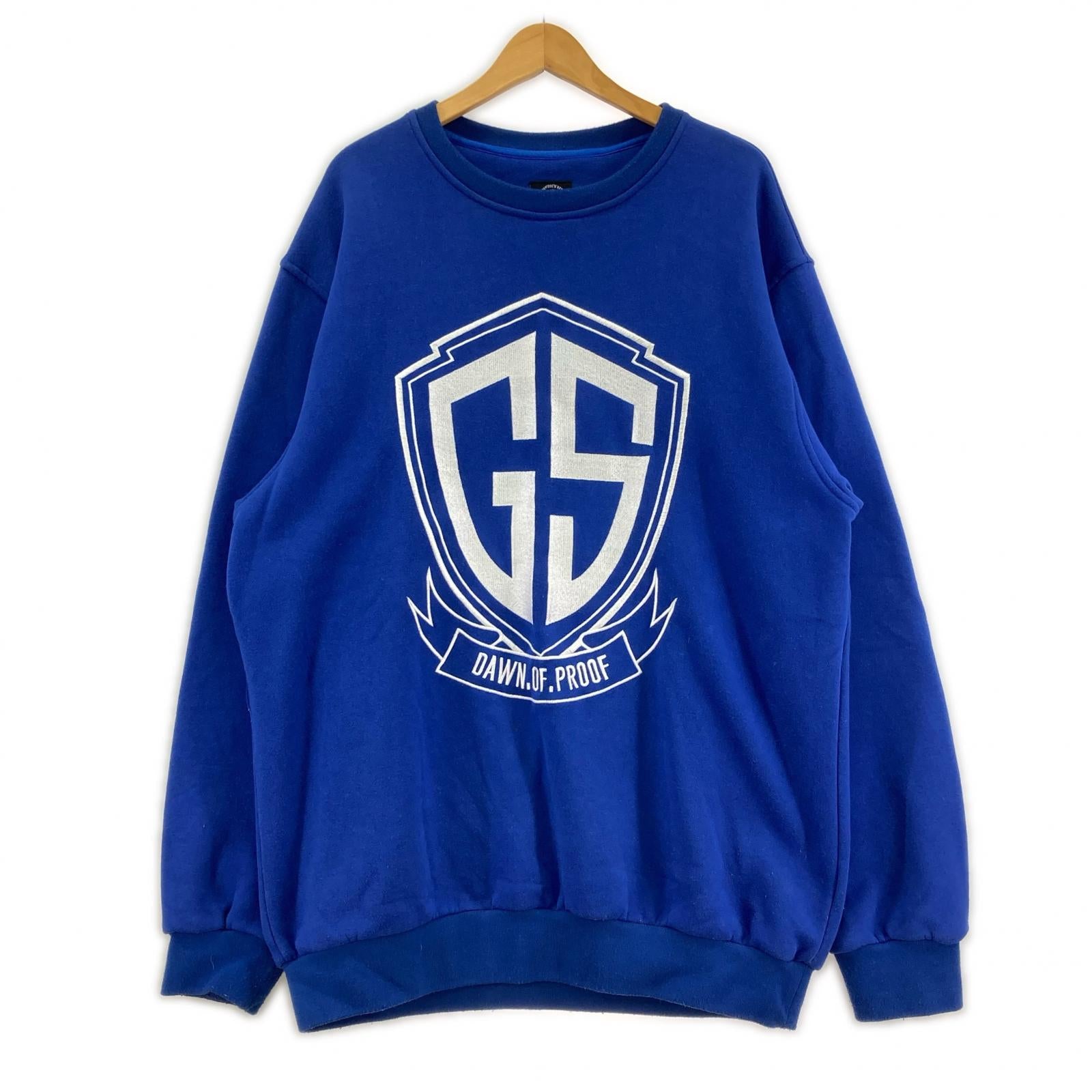 スウェット Los Angeles TERRIOTORY 裏起毛スウェット ＢＬＵ ブルー
