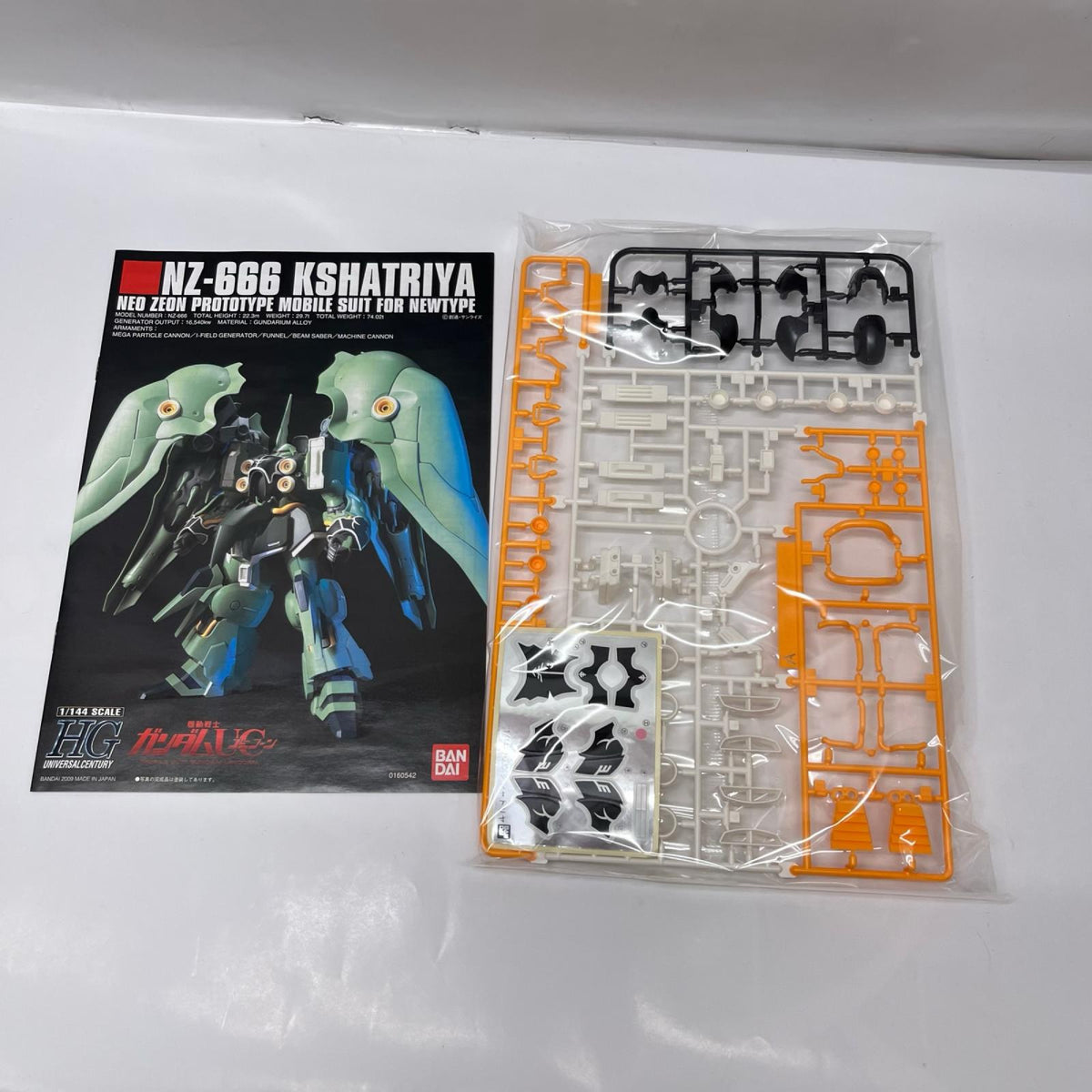 1/144 HGUC NZ-666 クシャトリヤ 機動戦士ガンダムUC（ユニコーン） バンダイ（BANDAI） ガンプラ