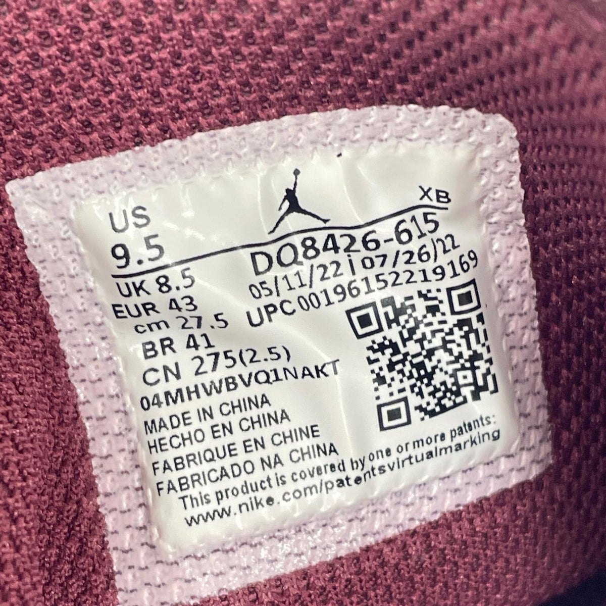 スニーカー AIR JORDAN 1 MID Te DQ8426-615 27.5cm (US9 1/2 UK9 EU45)