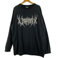 スウェット cross faith liquid death logo 黒 (?) ブラック