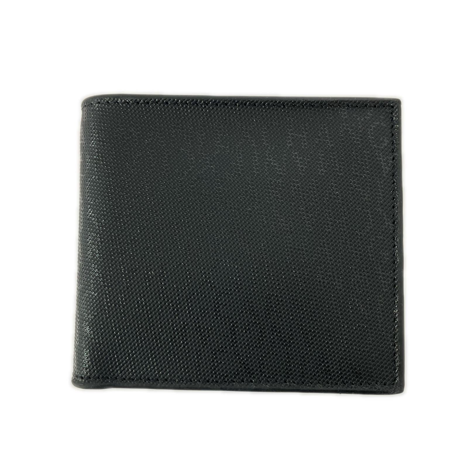 コンパクトウォレット ARMANI EXCHANGE 二つ折り財布 ブラック