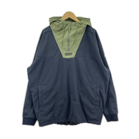 マウンテンパーカー ２トーンアノラック (XL) 紺カーキ