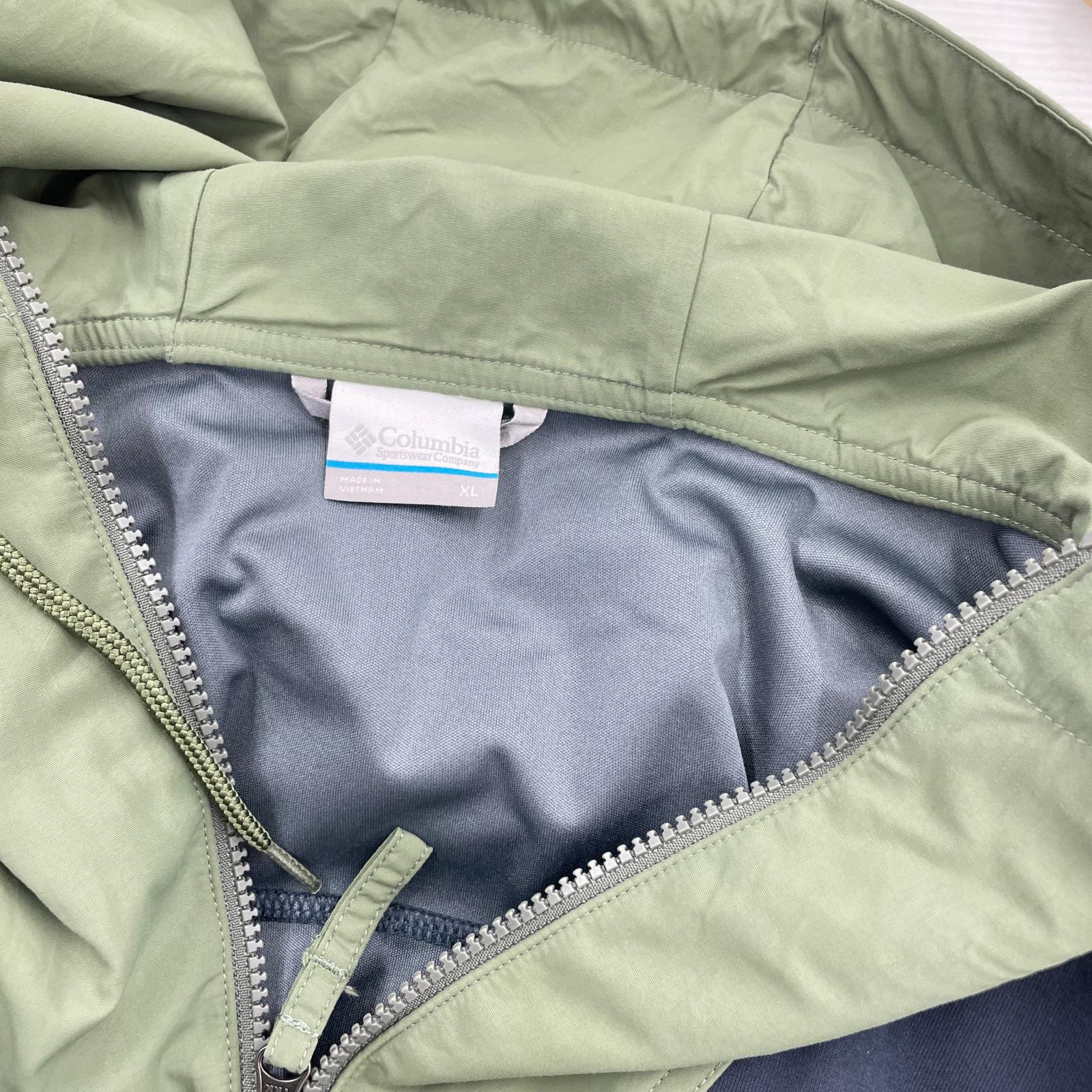 マウンテンパーカー ２トーンアノラック (XL) 紺カーキ