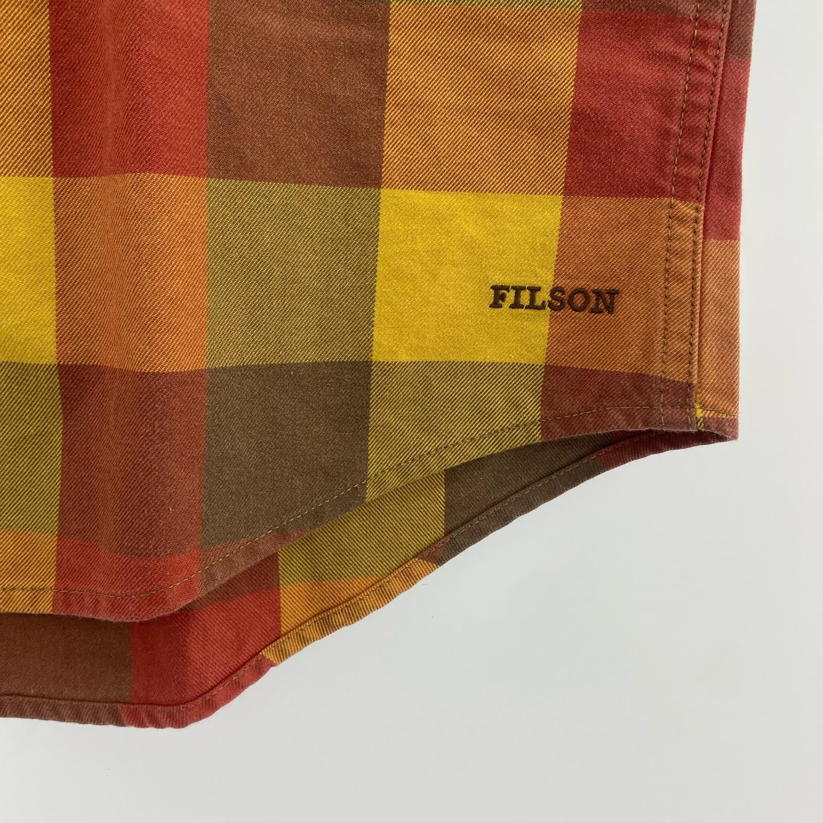 半袖シャツ FILSON GARMENT SSチェックシャツ M