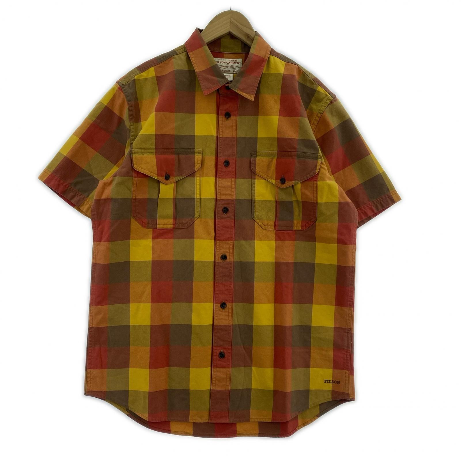 半袖シャツ FILSON GARMENT SSチェックシャツ M