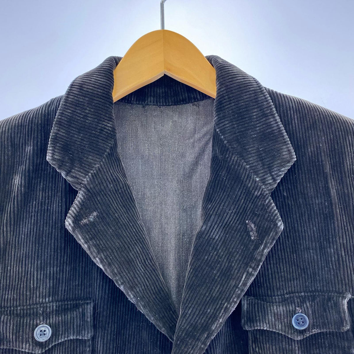 テーラードジャケット France Vintage Corduroy Hunting Jacket サイズ表記不明 ブラック