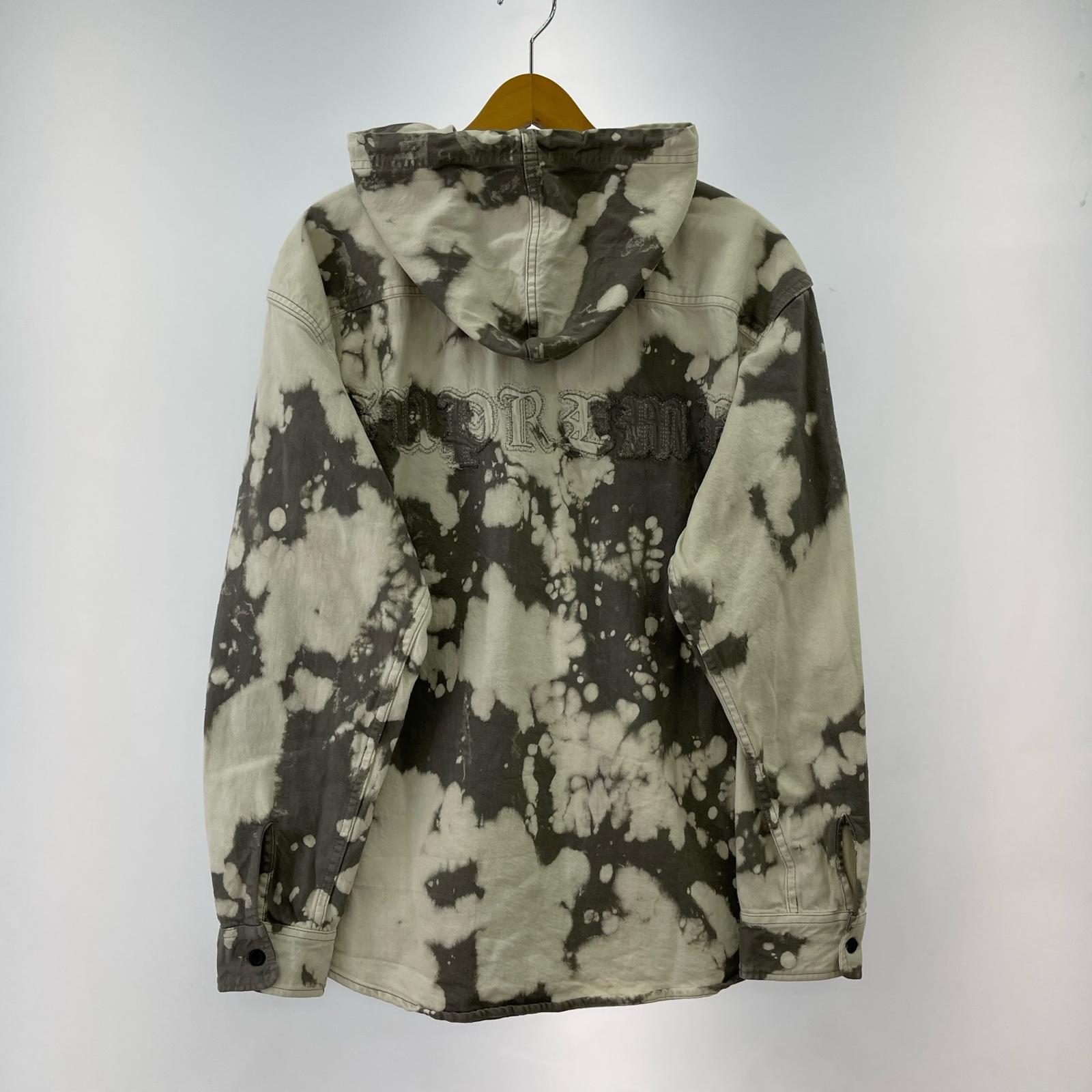 ジャケット HOODED DENIM SHIRT BLEACHED SIZE:S S