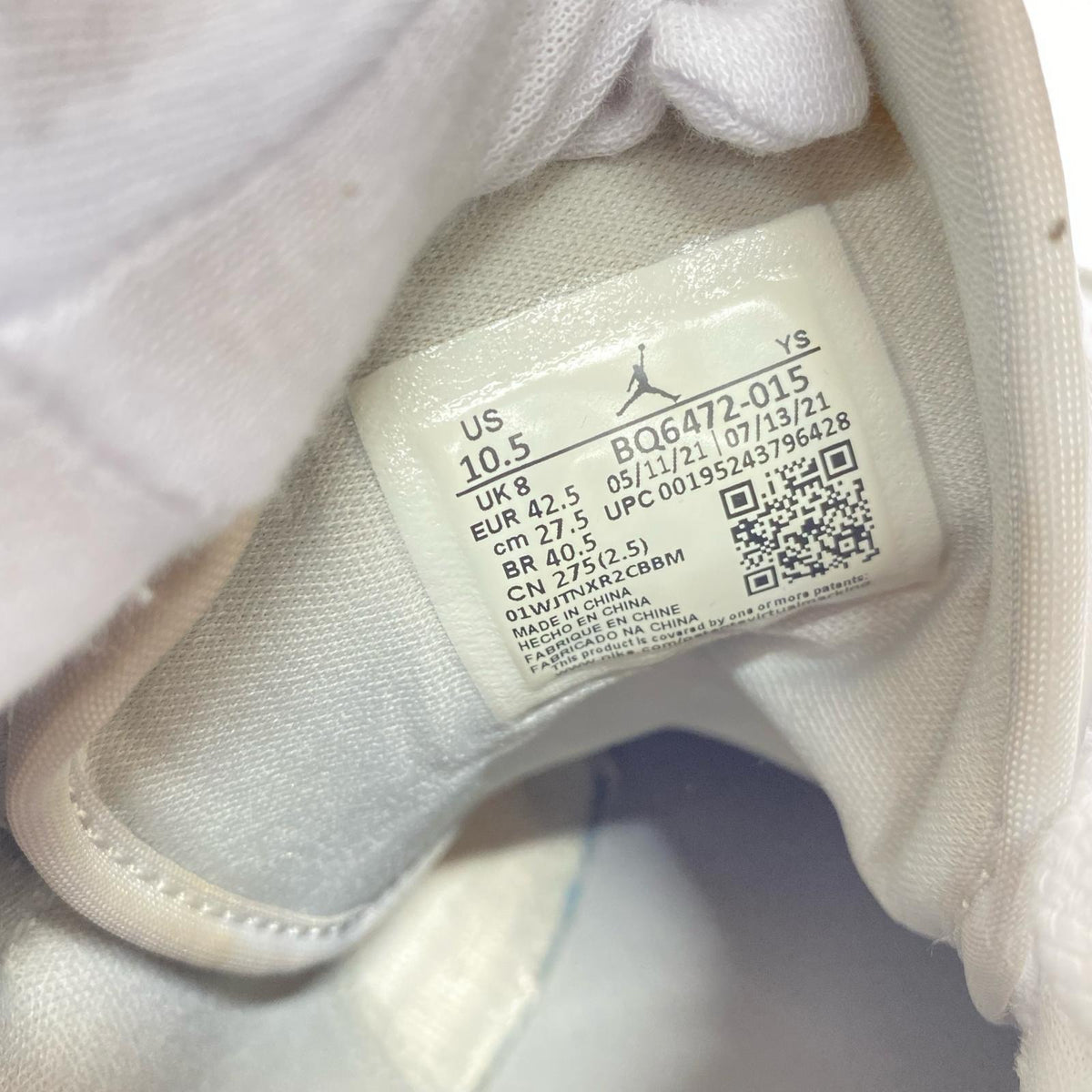 スニーカー Women's Air Jordan 1 Mid "Grey Fog 27.5cm (US9 1/2 UK9 EU45)