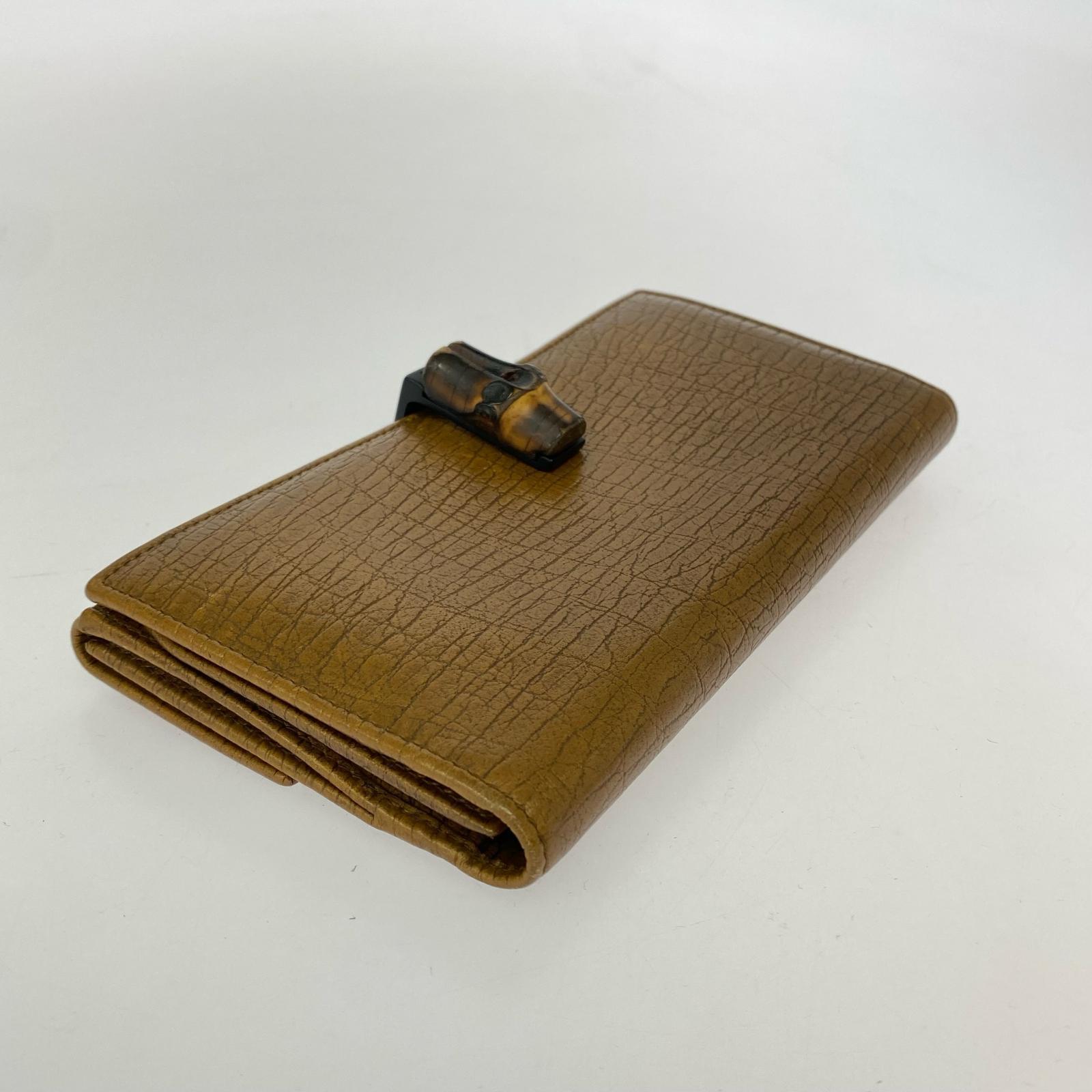 GUCCI バンブー 長財布
