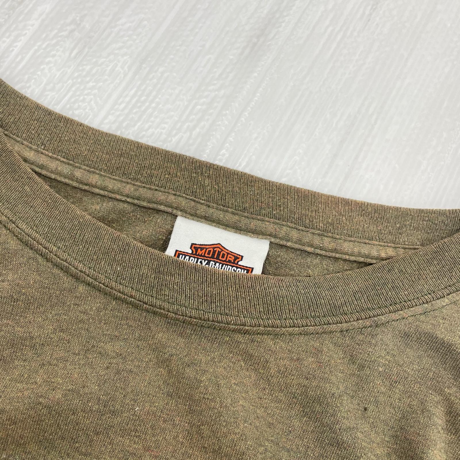 長袖Ｔシャツ USA製 カーキ
