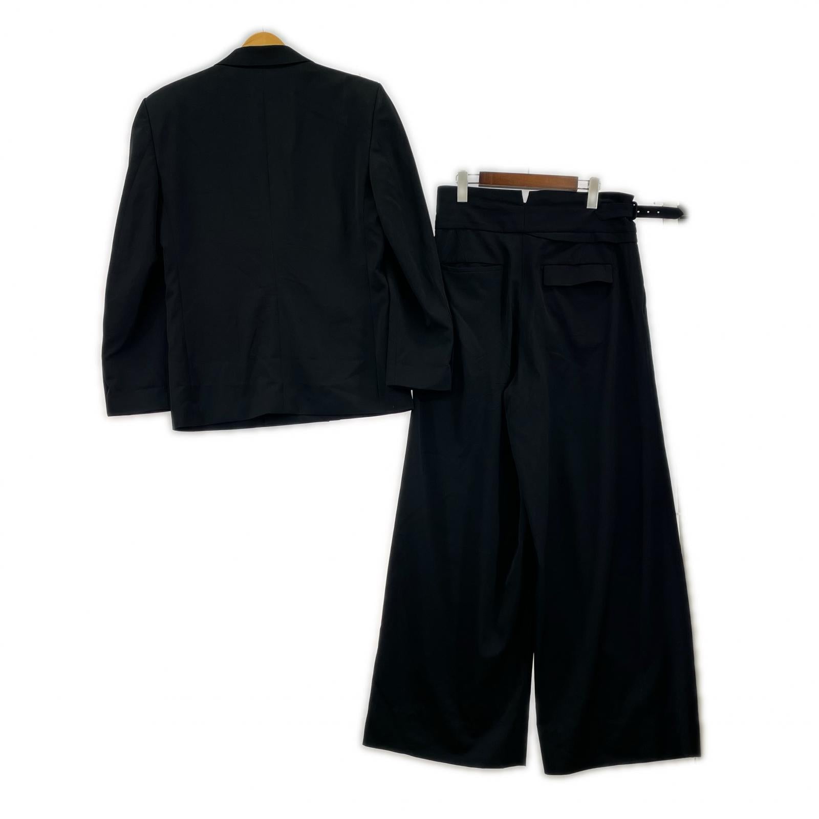 ジャケット GROSGRAIN ﾀﾞﾌﾞﾙﾌﾞﾚｽﾄﾃﾞｻﾞｲﾝｾｯﾄｱｯﾌﾟ ｻｲｽﾞ2/2 ﾌﾞﾗｯｸ 2 ブラック