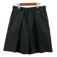 ショートパンツ WIDE TUCK SHORTS 46 黒 46 ブラック